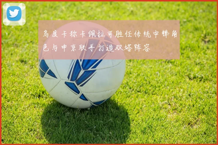 乌度卡称卡佩拉可胜任传统中锋角色与申京联手打造双塔阵容